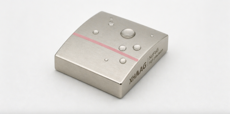 N40UH arc segment magnet for elevator traction motor — XHMAG