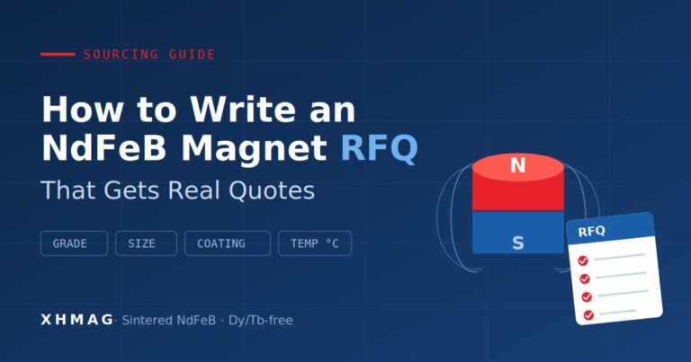 How to Write an NdFeB Magnet RFQ That Gets Useful Responses